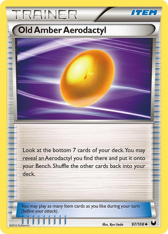 Image for Old Amber Aerodactyl (97/108) [Dark Explorers]