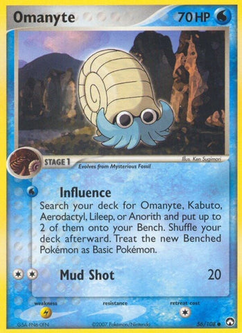 Image for Omanyte (56/108) [Power Keepers]