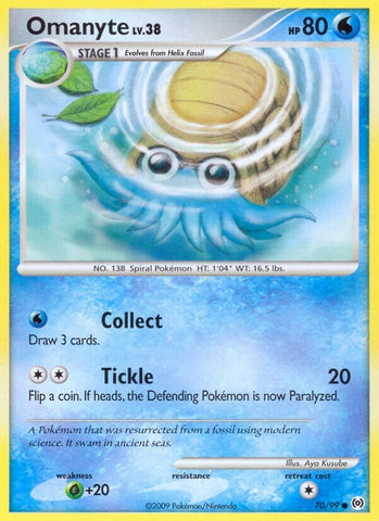 Image for Omanyte (70/99) [Arceus]