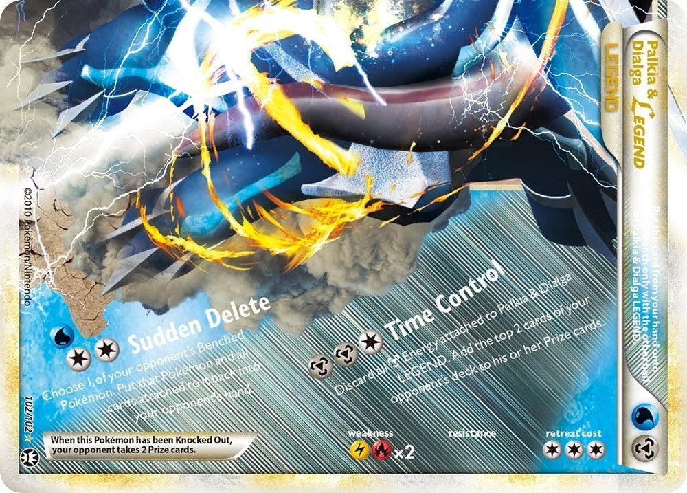 Image for Palkia & Dialga Legend (Bottom) (102/102) [Triumphant]