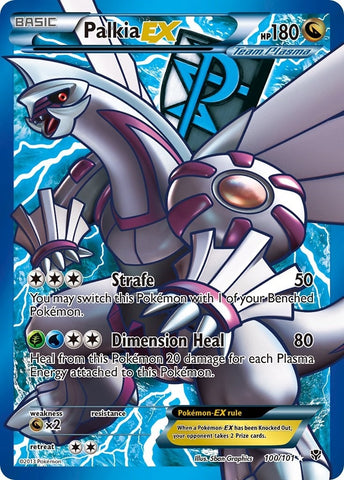 Image for Palkia EX (Team Plasma) (100 Full Art) (100/101) [Plasma Blast]