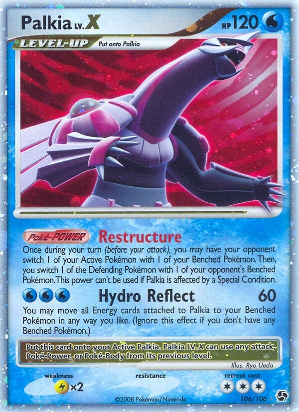 Image for Palkia LV.X (106/106) [Great Encounters]