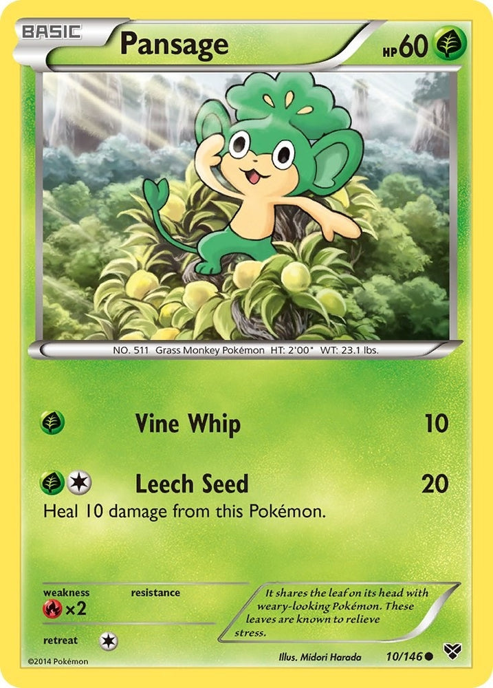 Image for Pansage (10/146) [XY Base Set]
