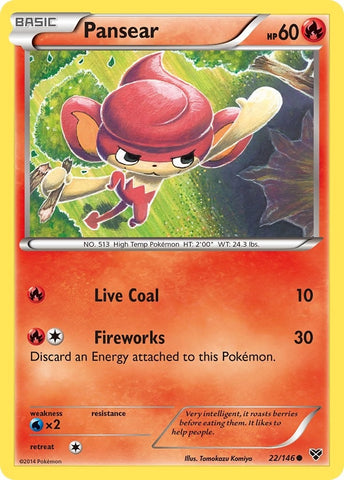 Image for Pansear (22/146) [XY Base Set]