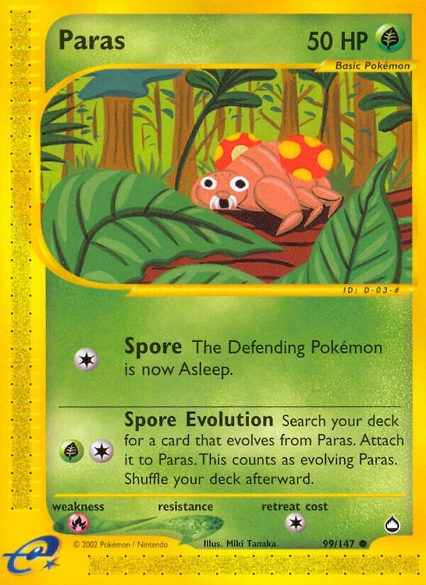 Image for Paras (099/147) [Aquapolis]