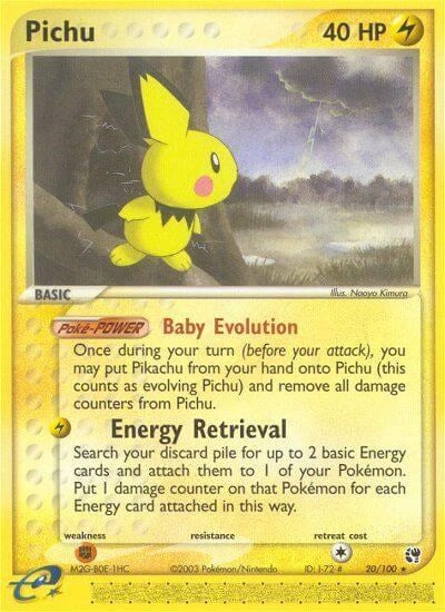 Image for Pichu (20/100) [Sandstorm]