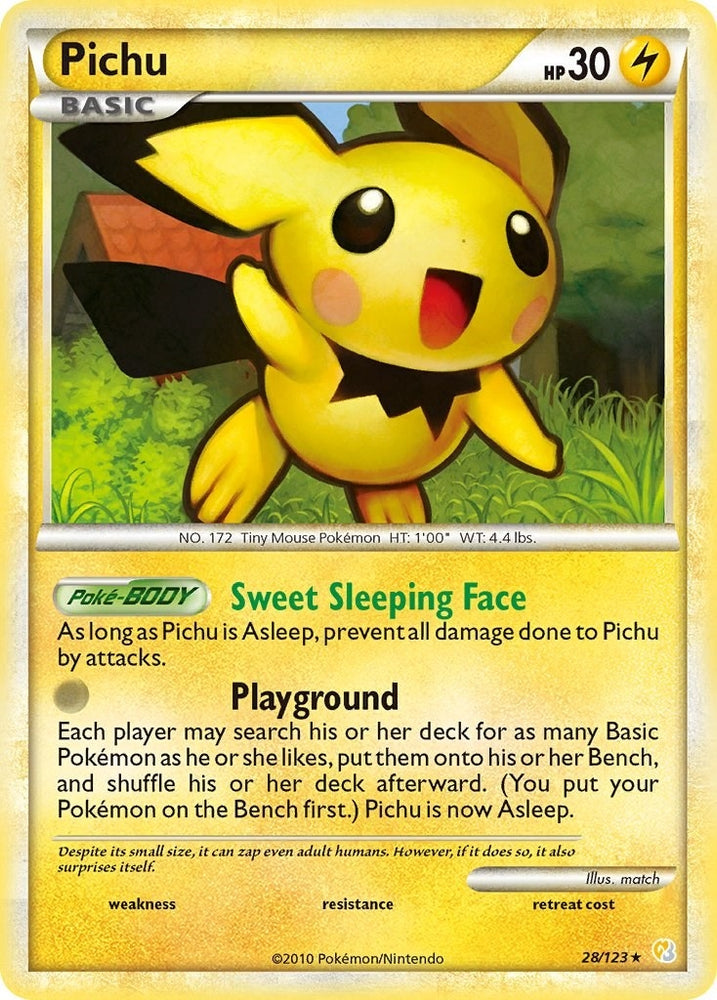Image for Pichu (28/123) [HeartGold SoulSilver]