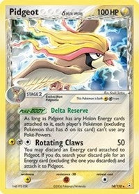 Image for Pidgeot (Delta Species) (14/110) [Holon Phantoms]