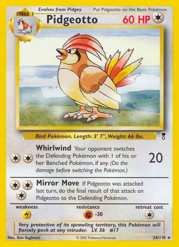 Image for Pidgeotto (034/110) [Legendary Collection]