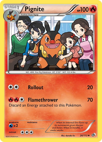 Image for Pignite (26/113) [Legendary Treasures]