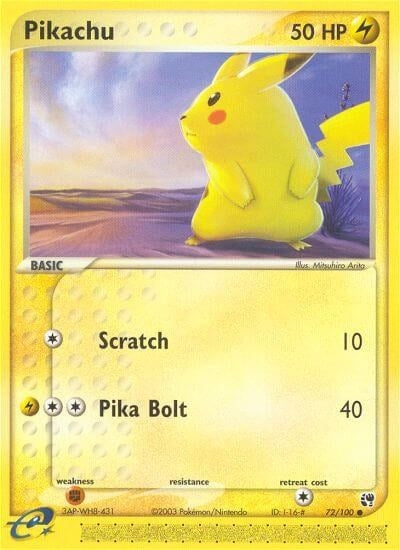 Image for Pikachu (72/100) [Sandstorm]
