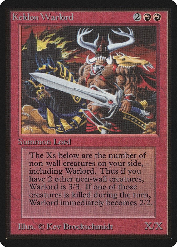 Image for Keldon Warlord [Beta Edition]