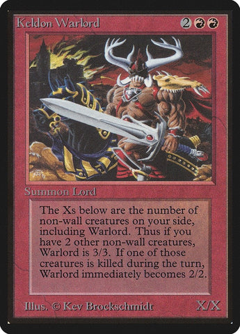 Image for Keldon Warlord [Beta Edition]