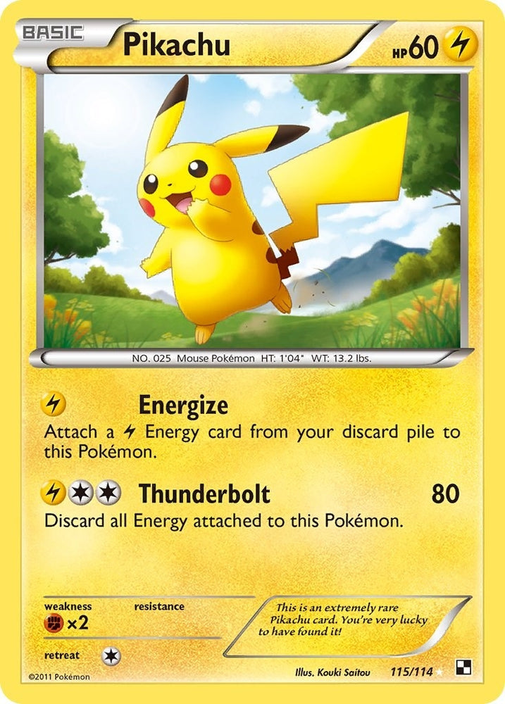 Image for Pikachu (115/114) [Black and White]