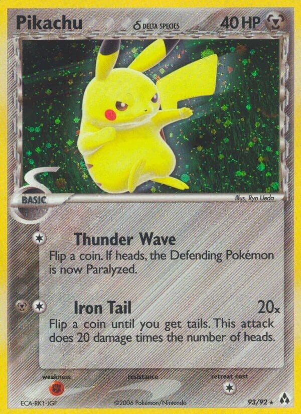 Image for Pikachu (Delta Species) (93/92) [Legend Maker]