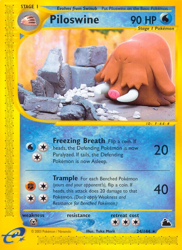 Image for Piloswine (24) (024/144) [Skyridge]