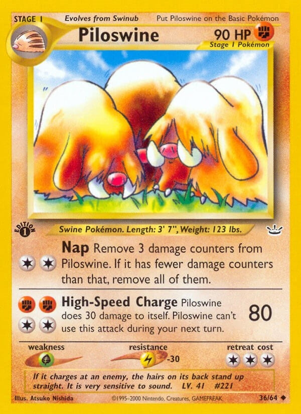 Image for Piloswine (36/64) [Neo Revelation]