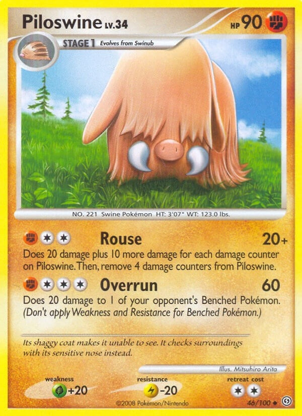Image for Piloswine (46/100) [Stormfront]
