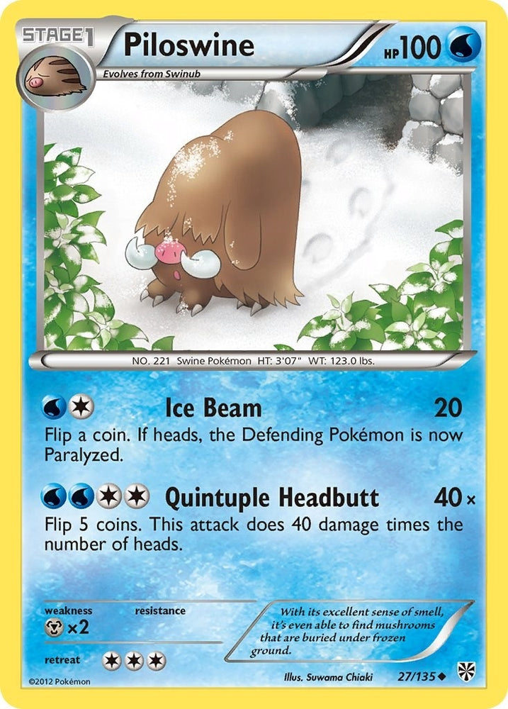 Image for Piloswine (27/135) [Plasma Storm]