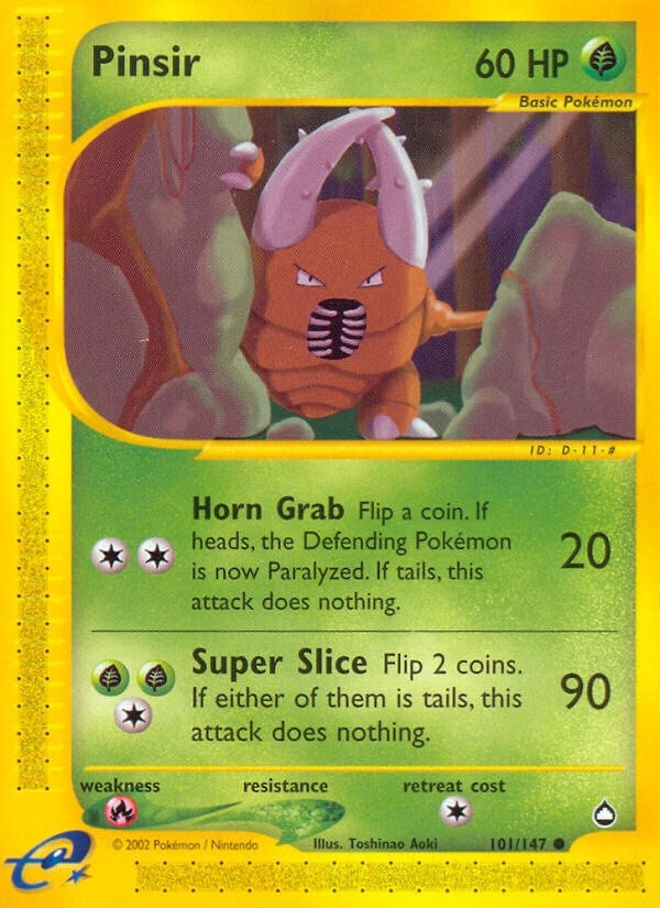 Image for Pinsir (101/147) [Aquapolis]