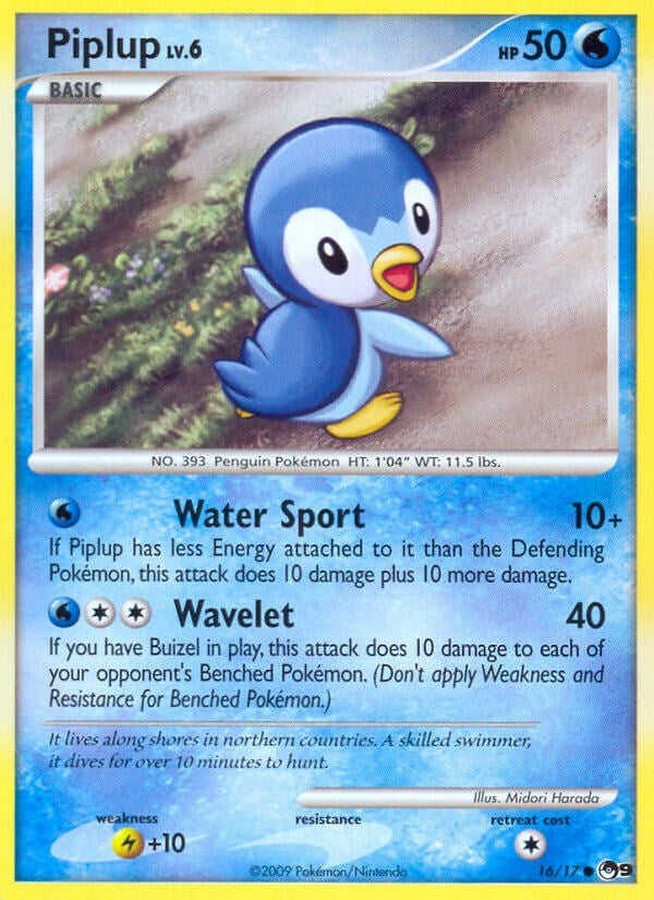 Image for Piplup (016/017) [POP Series 9]