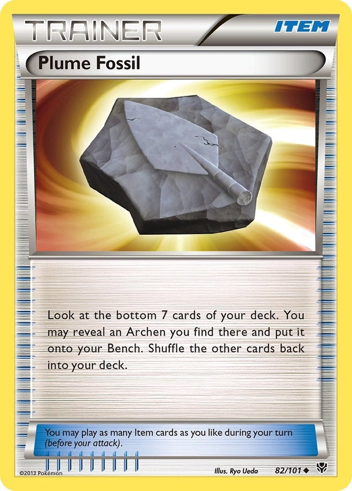 Image for Plume Fossil (82/101) - Pokemon