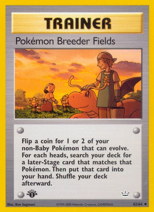 Image for Pokemon Breeder Fields (62/64) [Neo Revelation]