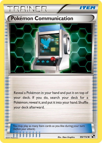 Image for Pokemon Communication (99/114) [Black and White]