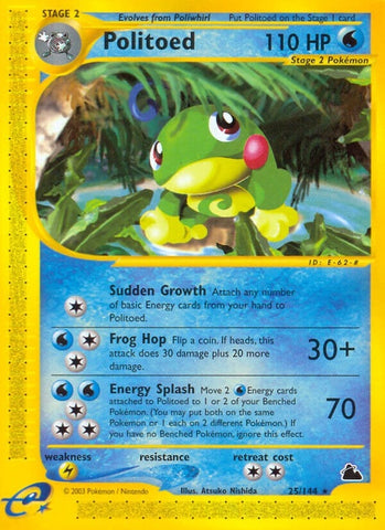 Image for Politoed (25) (025/144) [Skyridge]