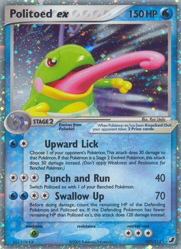 Image for Politoed ex (107/115) [Unseen Forces]