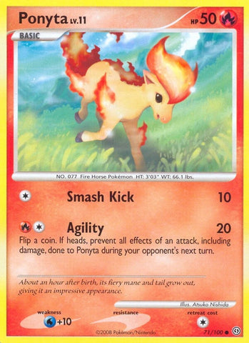 Image for Ponyta (71/100) [Stormfront]