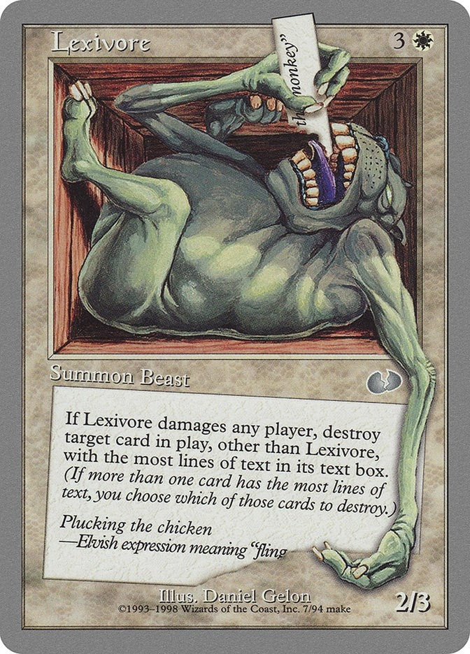 Image for Lexivore (7) [Unglued]