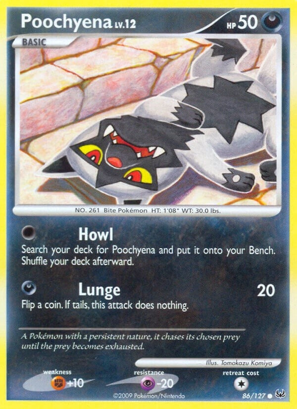 Image for Poochyena (86/127) [Platinum]