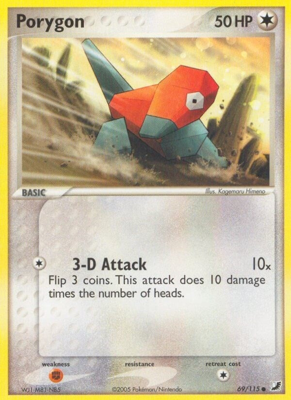 Image for Porygon (69/115) [Unseen Forces]