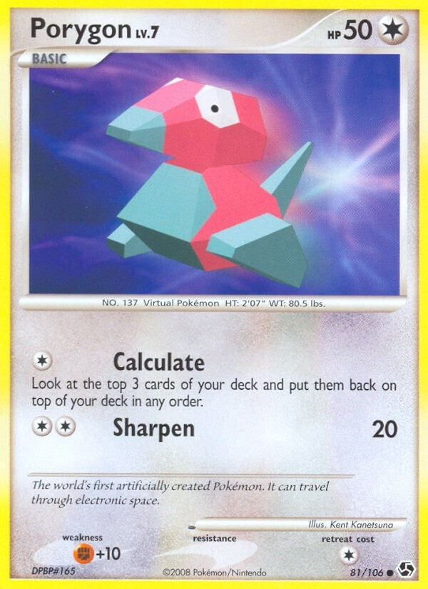 Image for Porygon (81/106) [Great Encounters]