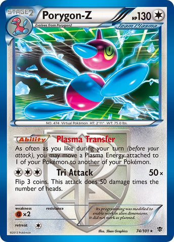 Image for Porygon-Z (Team Plasma) (74/101) [Plasma Blast]