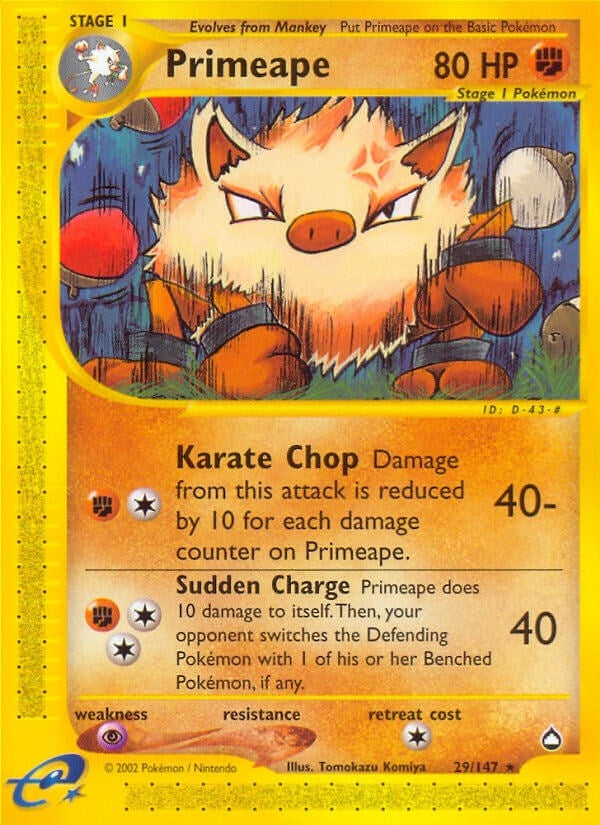 Image for Primeape (029/147) [Aquapolis]