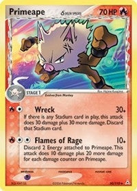 Image for Primeape (Delta Species) (50/110) - Pokemon