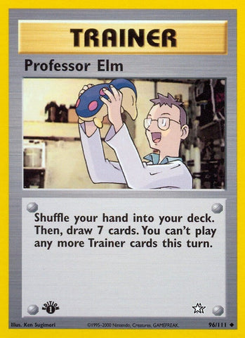 Image for Professor Elm (096/111) - Pokemon