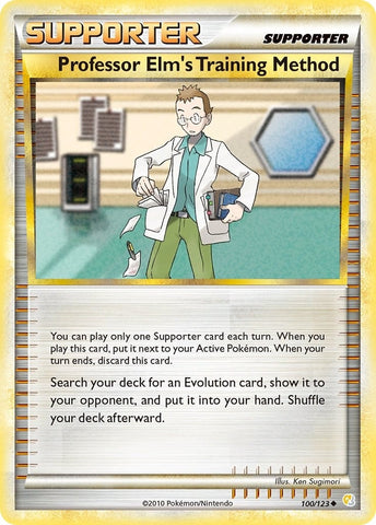 Image for Professor Elm's Training Method (100/123) [HeartGold SoulSilver]