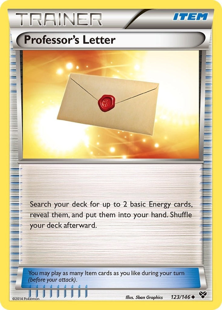 Image for Professor's Letter (123/146) [XY Base Set]
