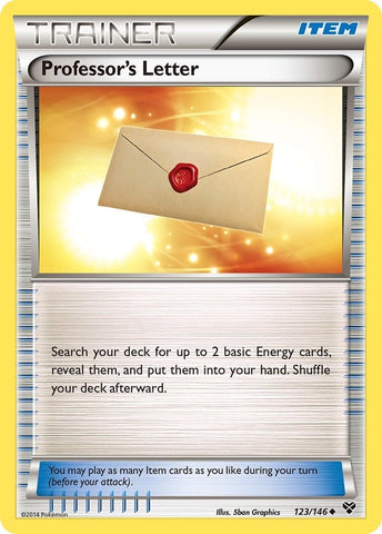 Image for Professor's Letter (123/146) [XY Base Set]