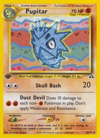 Image for Pupitar (45/75) (Neo Discovery) - Pokemon