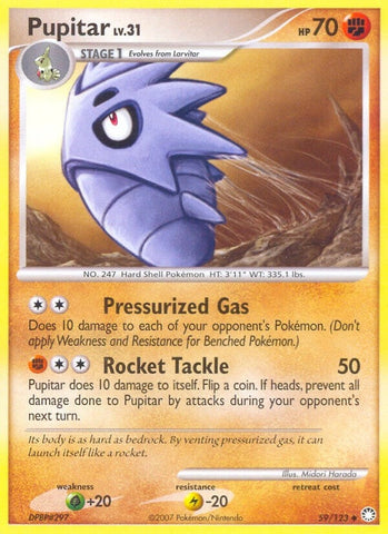 Image for Pupitar (59/123) (Mysterious Treasures) - Pokemon