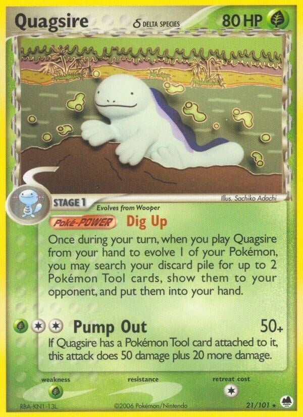 Image for Quagsire (Delta Species) (21/101) [Dragon Frontiers]