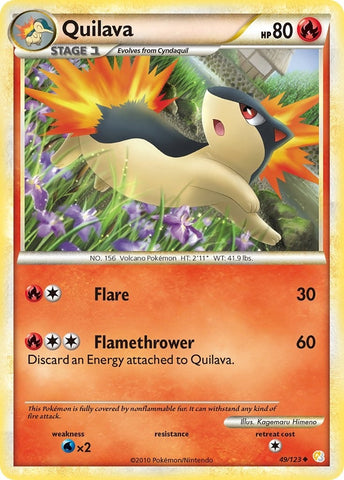 Image for Quilava (49/123) - Pokemon