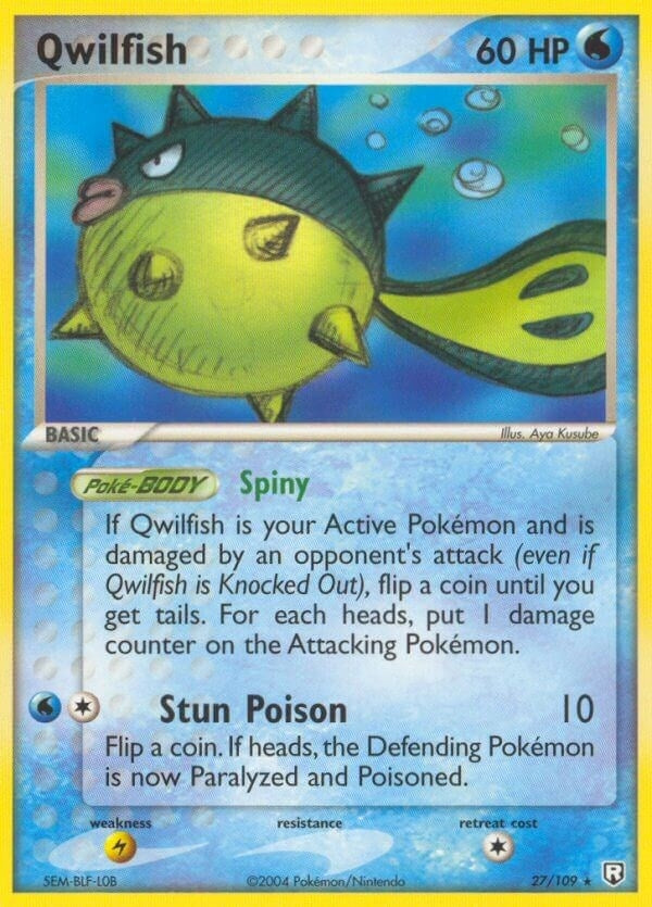 Image for Qwilfish (27/109) [Team Rocket Returns]