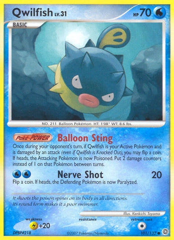 Image for Qwilfish (101/132) [Secret Wonders]