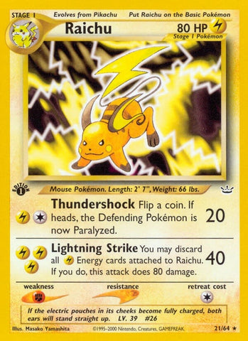 Image for Raichu (21/64) [Neo Revelation]