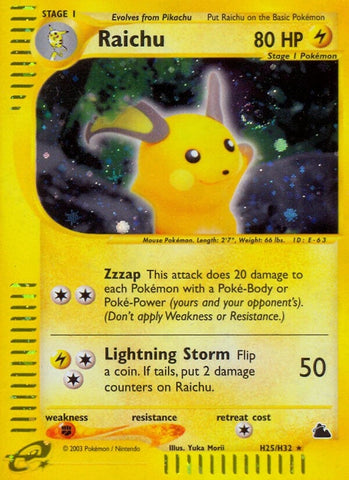 Image for Raichu (H25) (H25/H32) [Skyridge]